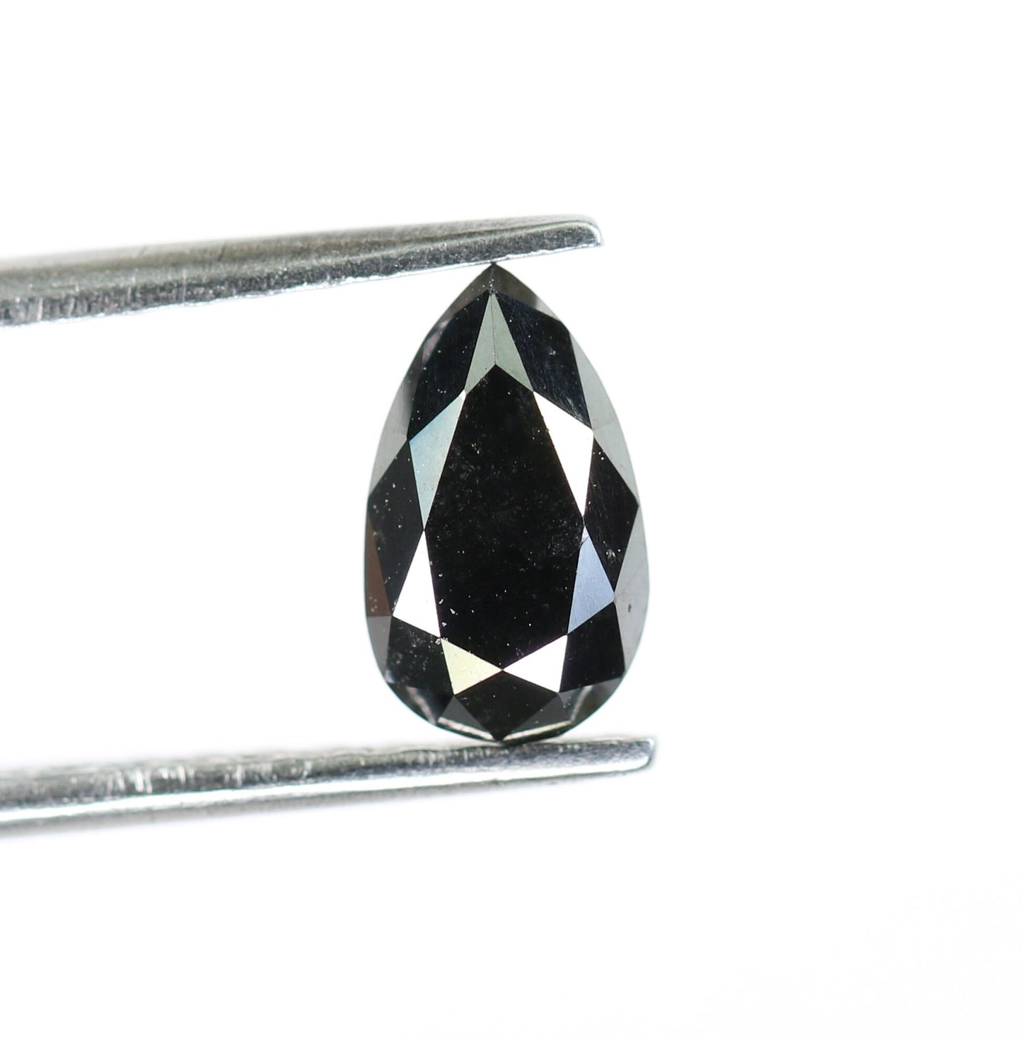 1.18 CT Pear Shape Black Diamond for Wedding Jewelry | Stunning Engagement Ring | Perfect Gift for Wife | Ideal for Gold Ring Designs