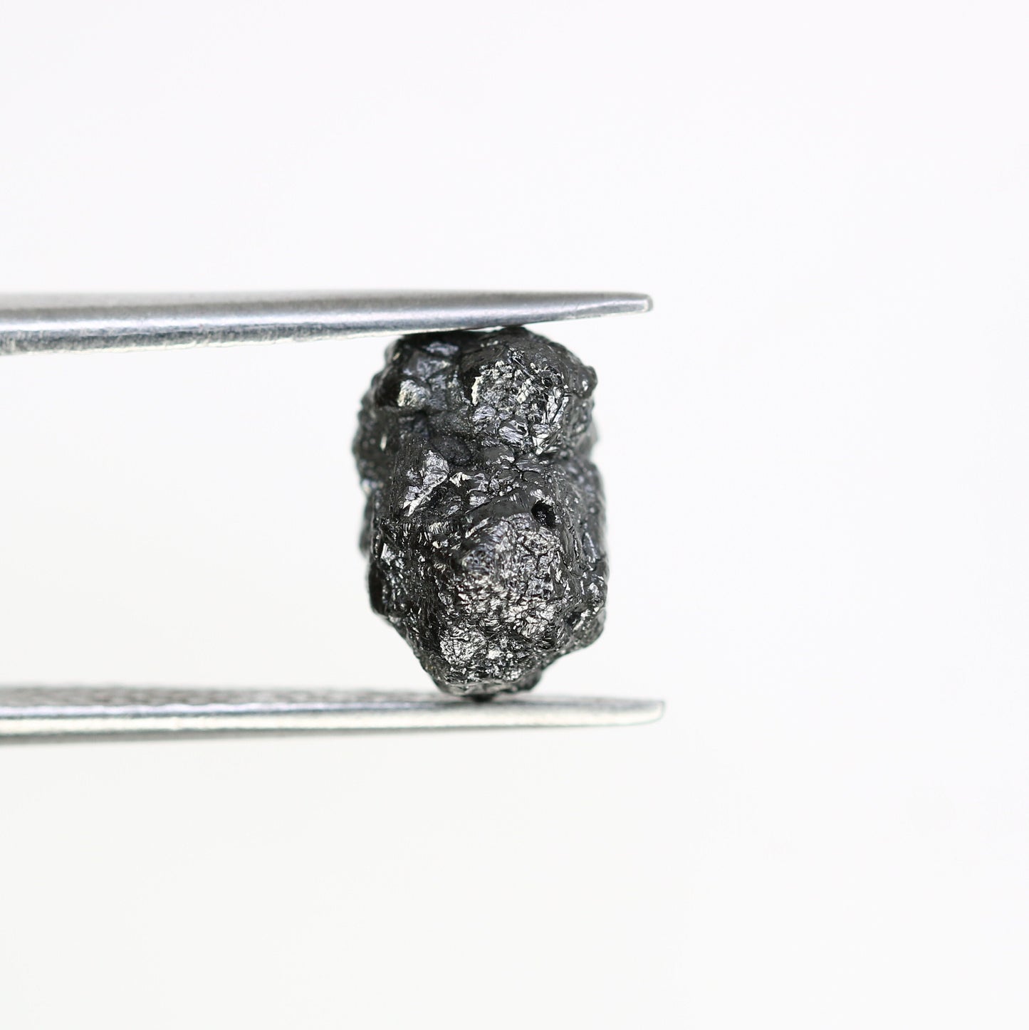 4.51 CT black raw rough diamond natural uncut diamond loose diamonds for her antique wedding ring gifts for mom salt and pepper