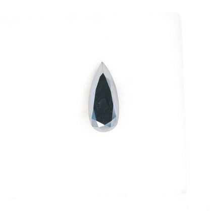 2.82 CT Pear Shape Black Diamond | Unique Elegance for Special Occasions | Perfect for Custom Gold Ring Designs