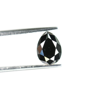 1.15 CT Fancy Pear Shape Black Diamond for Wedding Jewelry | Elegant Fancy Pear Diamond | Perfect Wedding or Anniversary Gift Gold