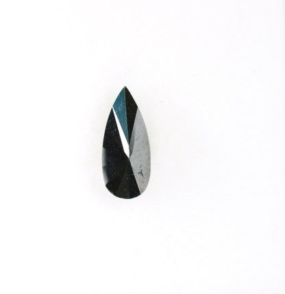 2.82 CT Pear Shape Black Diamond | Unique Elegance for Special Occasions | Perfect for Custom Gold Ring Designs
