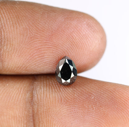 1.15 CT Fancy Pear Shape Black Diamond for Wedding Jewelry | Elegant Fancy Pear Diamond | Perfect Wedding or Anniversary Gift Gold