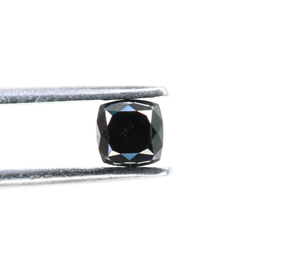 0.36 CT Cushion Shape Fancy Black Diamond for Engagement Jewelry, Pendant, Gold Ring Gemstone