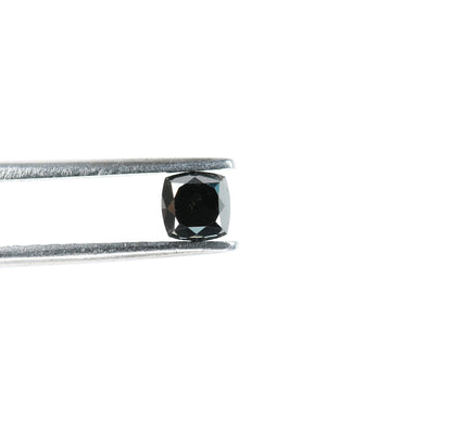 0.36 CT Cushion Shape Fancy Black Diamond for Engagement Jewelry, Pendant, Gold Ring Gemstone