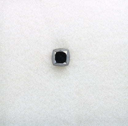 0.36 CT Cushion Shape Fancy Black Diamond for Engagement Jewelry, Pendant, Gold Ring Gemstone