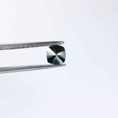 0.36 CT Cushion Shape Black Diamond for Wedding Ring, Engagement Ring, Gift for Her, Gold Ring Gemstone