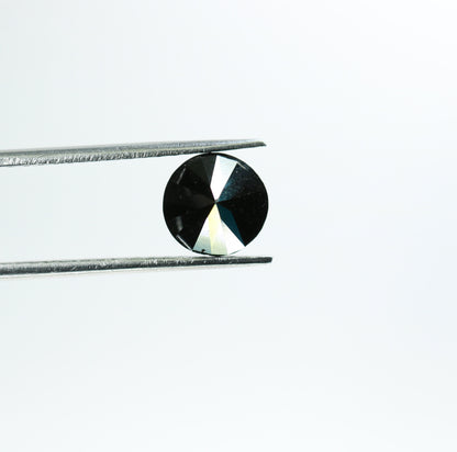 2.11 CT Fancy Black Round Brilliant Diamond | Perfect for Engagement or Wedding Rings | Unique Gift for Her | Custom Gold Ring Setting