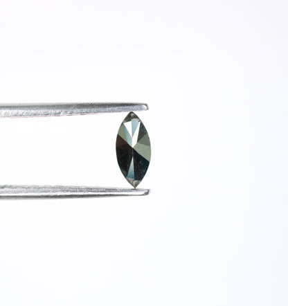 0.29 CT Marquise Shape Salt And Pepper Diamond | Natural Loose Black Diamonds For Weeding & Earring | For pendant | For Bracelet Diamonds