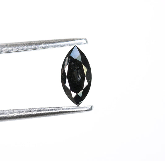 0.33 CT Marquise Shape Salt And Pepper Diamond | Natural Loose Black Diamonds For Weeding & Earring | For pendant | For Bracelet Diamonds