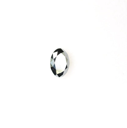 0.50 CT Loose Oval Black Natural Diamond for Wedding Ring, Gift for Girlfriend or Wife, Anniversary Gift, Gold Ring