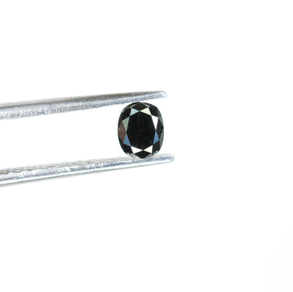 0.35 CT Loose Oval Black Natural Diamond for Engagement Ring, Anniversary Gift, Gift for Girlfriend or Wife, Gold Ring