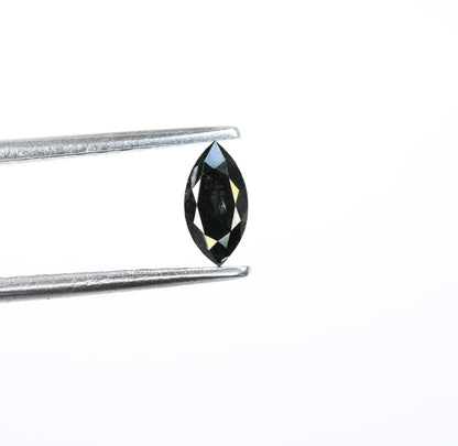 0.33 CT Marquise Shape Salt And Pepper Diamond | Natural Loose Black Diamonds For Weeding & Earring | For pendant | For Bracelet Diamonds