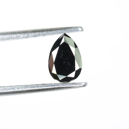 0.51 CT Pear Shape Natural Black Diamond for Pendant | Ideal for Engagement Ring | Unique Pear Black Diamond | Perfect Gift for Women |