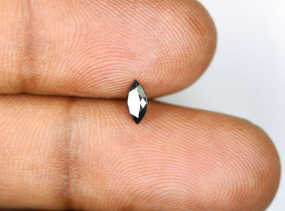 0.33 CT Marquise Shape Salt And Pepper Diamond | Natural Loose Black Diamonds For Weeding & Earring | For pendant | For Bracelet Diamonds