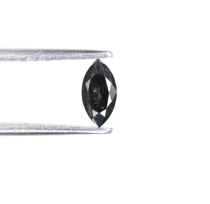 0.33 CT Marquise Shape Salt And Pepper Diamond | Natural Loose Black Diamonds For Weeding & Earring | For pendant | For Bracelet Diamonds
