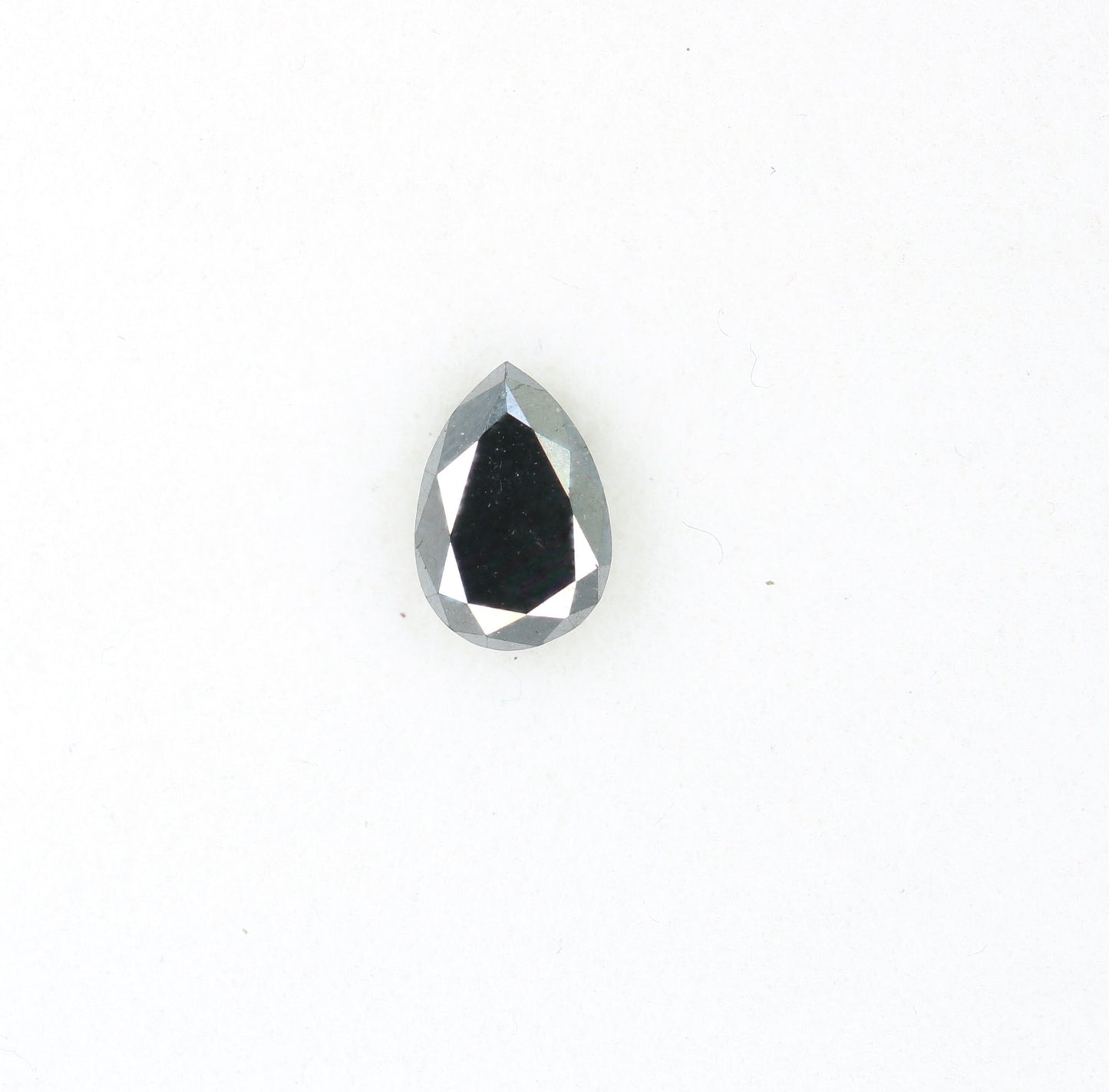 0.51 CT Pear Shape Natural Black Diamond for Pendant | Ideal for Engagement Ring | Unique Pear Black Diamond | Perfect Gift for Women |