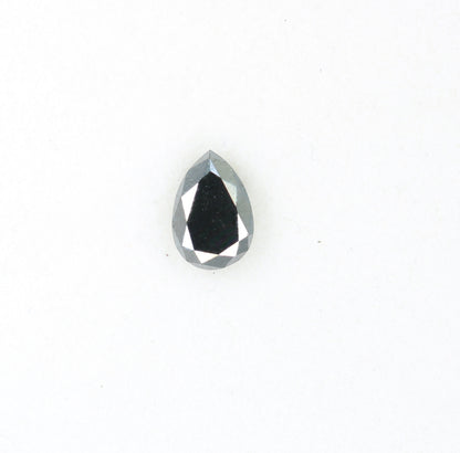 0.51 CT Pear Shape Natural Black Diamond for Pendant | Ideal for Engagement Ring | Unique Pear Black Diamond | Perfect Gift for Women |