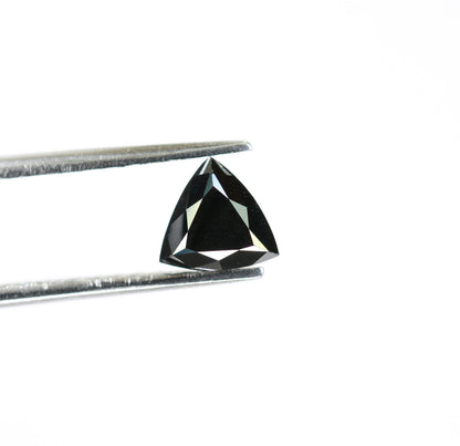0.88 CT Triangle Shape Fancy Black Color Diamond For Wedding Ring | Proposal Ring | Classy Black DiamondFor Gold Ring Diamonds