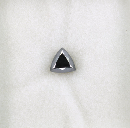 0.88 CT Triangle Shape Fancy Black Color Diamond For Wedding Ring | Proposal Ring | Classy Black DiamondFor Gold Ring Diamonds