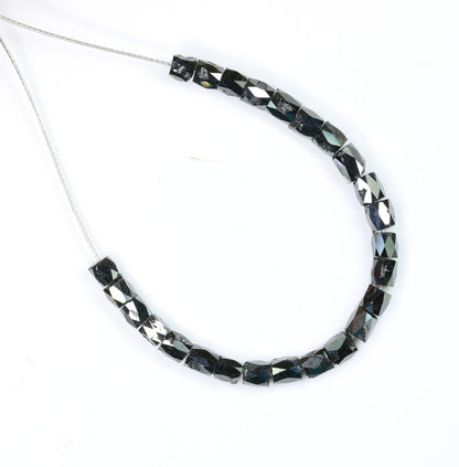 Stunning Black Diamond Beads | AAA Quality Faceted Loose Gems for Retro Crystal Necklaces | Unique Craft Beads for Jewelry Making Supplies
