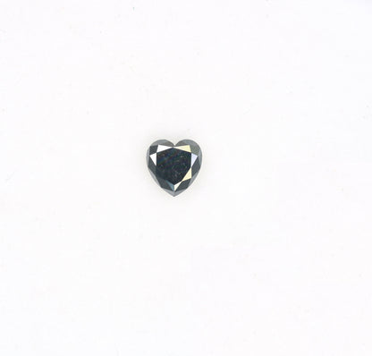 Heartfelt Elegance: 0.26 CT Heart-Shaped Black Diamond - Perfect for Every Occasion!For Gold Ring Diamonds