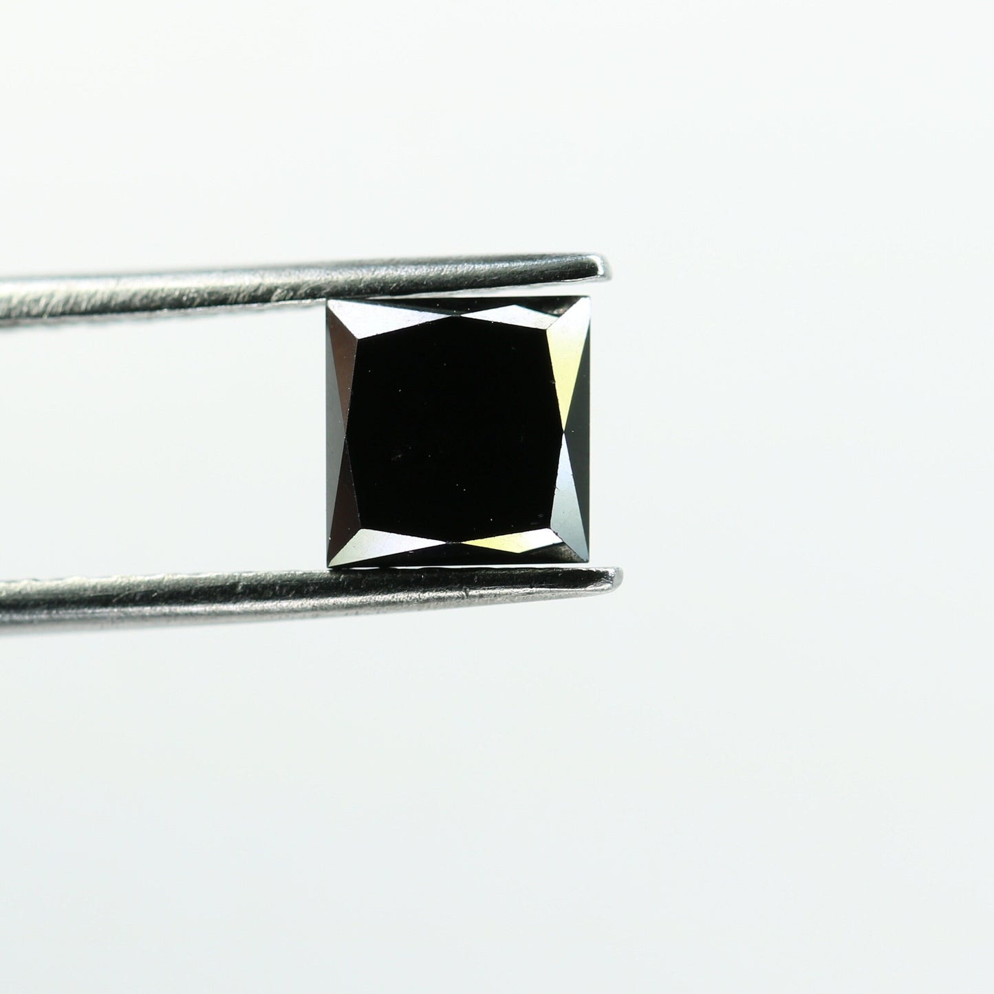1.78 CT Fancy Black Princess Cut Diamond For Jewelry Making | Gift for Girl Friend | Gift For Wife | Anniversary GiftFor Gold Ring Diamonds
