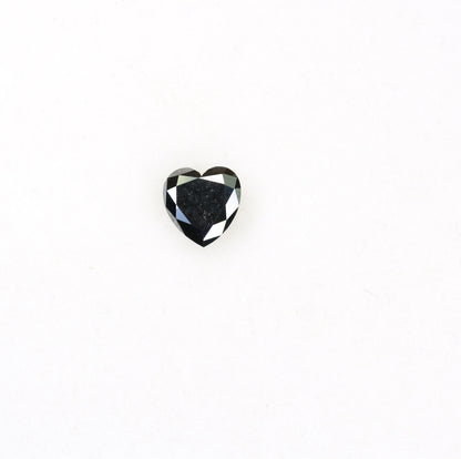 Heartfelt Elegance: 0.26 CT Heart-Shaped Black Diamond - Perfect for Every Occasion!For Gold Ring Diamonds