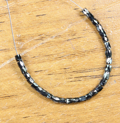 Black Diamond Beads | Faceted AAA Quality Loose Gems for Retro & Crystal Necklaces | Unique DIY Jewelry Supplies Craft Beads