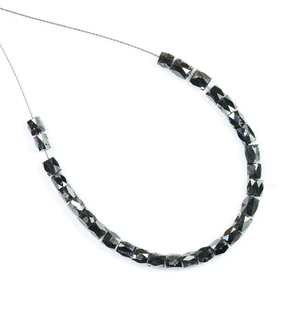 Black Diamond Beads | Faceted AAA Quality Loose Gems for Retro & Crystal Necklaces | Unique DIY Jewelry Supplies Craft Beads