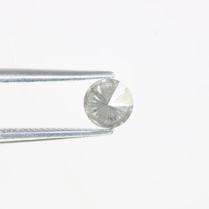 0.38 CT Rustic Salt and Pepper Loose Round Brilliant Diamond | Ideal for Wedding, Proposal Ring, or Multiple Occasions | Fancy Color Diamond