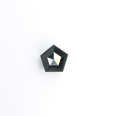 1.16 CT Salt and Pepper Unique Loose Diamond, Shield Cut for Handmade Necklace Pendant, Fancy Diamond Engagement Gold Ring For Women