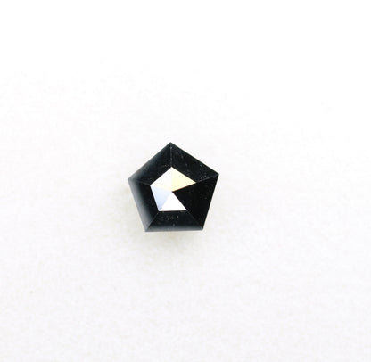 1.16 CT Salt and Pepper Unique Loose Diamond, Shield Cut for Handmade Necklace Pendant, Fancy Diamond Engagement Gold Ring For Women