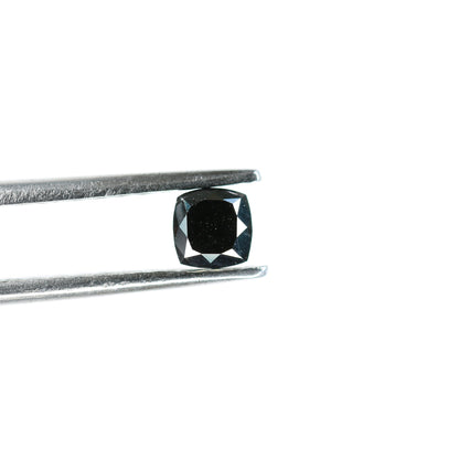 0.32 CT Fancy Cushion Black Loose Diamond for Wedding Jewelry, Pendant, Gift for Her, Gold Ring