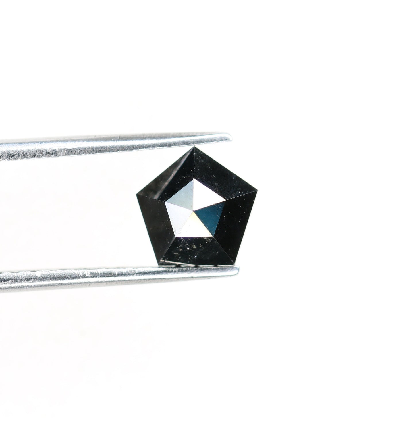 1.16 CT Salt and Pepper Unique Loose Diamond, Shield Cut for Handmade Necklace Pendant, Fancy Diamond Engagement Gold Ring For Women