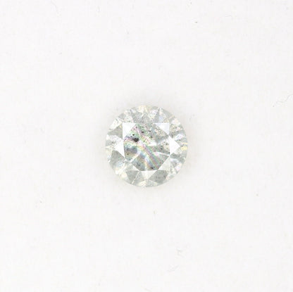 0.38 CT Rustic Salt and Pepper Loose Round Brilliant Diamond | Ideal for Wedding, Proposal Ring, or Multiple Occasions | Fancy Color Diamond