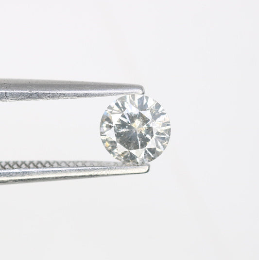 0.35 CT Natural Rustic Salt and Pepper Brilliant Cut Diamond | Perfect for Wedding Ring, Proposal Ring, or Jewelry Making | Wholesale Price