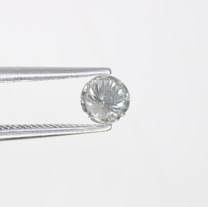 0.35 CT Natural Rustic Salt and Pepper Brilliant Cut Diamond | Perfect for Wedding Ring, Proposal Ring, or Jewelry Making | Wholesale Price