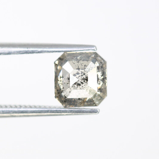 0.99 CT Emerald Cut Loose Diamond - Salt and Pepper Emerald Shape Diamond - Emerald For Wedding Ring - LABORDAY Offer - Customize Jewelry