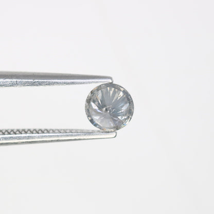 0.36 CT Loose Brilliant Cut Salt and Pepper Diamond | Ideal for Statement Jewelry, Diamond Pendant, or Proposal Ring | Custom Gold Setting
