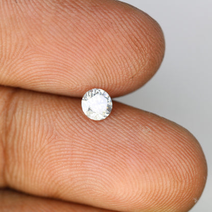0.36 CT Loose Brilliant Cut Salt and Pepper Diamond | Ideal for Statement Jewelry, Diamond Pendant, or Proposal Ring | Custom Gold Setting