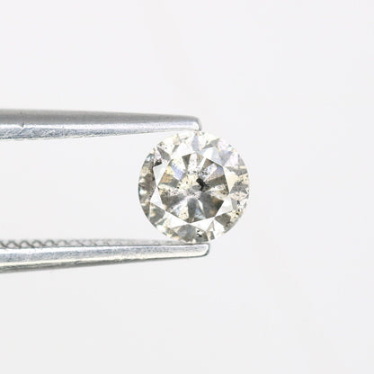 0.39 CT Brilliant Cut Loose Salt And Pepper Diamond For Statement Jewelry | Engagement Ring | Wedding Jewlery | Gift For HerFor Gold Ring