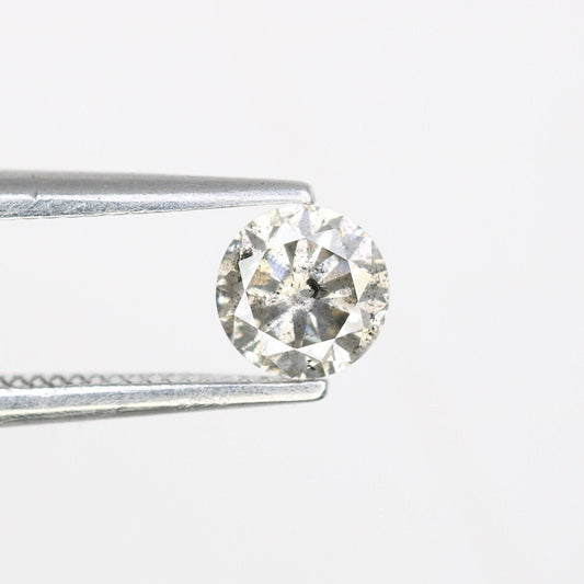 0.39 CT Brilliant Cut Loose Salt And Pepper Diamond For Statement Jewelry | Engagement Ring | Wedding Jewlery | Gift For HerFor Gold Ring