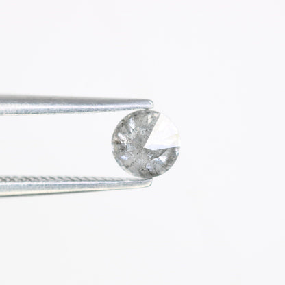 0.39 CT Brilliant Cut Loose Salt and Pepper Diamond | Ideal for Statement Jewelry, Custom Rings, Prong Pendants, or Halo Rings