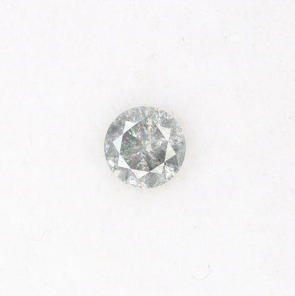 0.39 CT Brilliant Cut Loose Salt and Pepper Diamond | Ideal for Statement Jewelry, Custom Rings, Prong Pendants, or Halo Rings