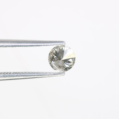 0.38 CT Natural Salt and Pepper Brilliant Cut Loose Diamond | Perfect for Proposal Ring, Diamond Pendant, or Gift for Her | Custom Gold Ring