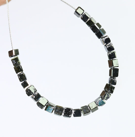 Elegant Black Diamond Beads | AAA Quality Faceted Loose Gems for Retro Crystal Necklaces | Unique DIY Jewelry Making & Craft Supplies