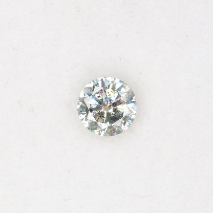 0.38 CT Natural Salt and Pepper Brilliant Cut Loose Diamond | Perfect for Proposal Ring, Diamond Pendant, or Gift for Her | Custom Gold Ring