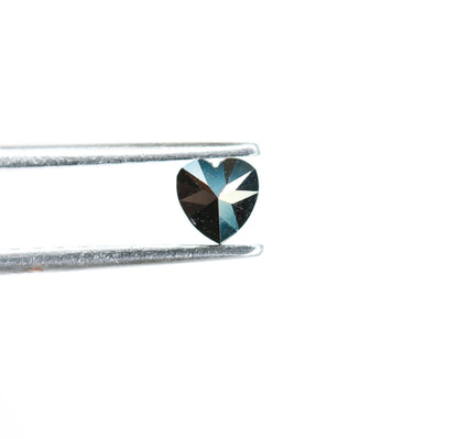 0.28 CT Heart Shape Fancy Loose Black Color Diamond For Pendant | Diamond Ring | Diamond Necklace | Gift For HerFor Gold Ring Diamonds
