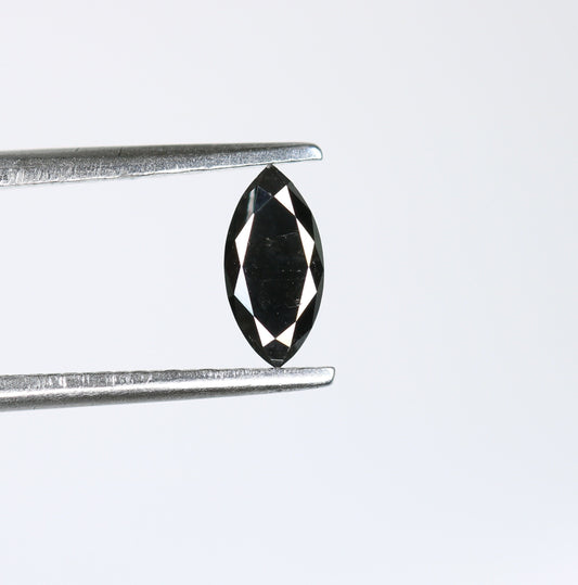 0.35 CT Marquise Shape Salt And Pepper Diamond | Natural Loose Black Diamonds For Weeding & Earring | For pendant | For Bracelet Diamonds