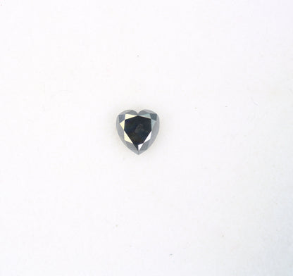 0.28 CT Heart Shape Fancy Loose Black Color Diamond For Pendant | Diamond Ring | Diamond Necklace | Gift For HerFor Gold Ring Diamonds
